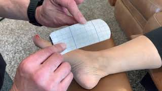 Two Piece Taping of Foot Arch