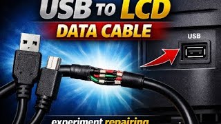 How to Repair USB to LCD Cable😲