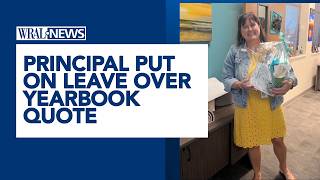 Principal put on leave after yearbook quote