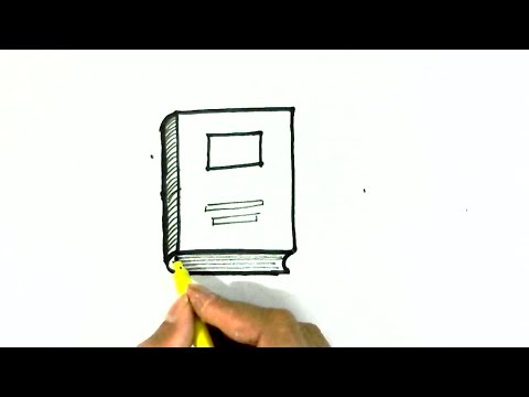 How To Draw a Book - VERY EASY For Kids 