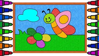 Coloring for kids — Butterfly | Games for Kids screenshot 5