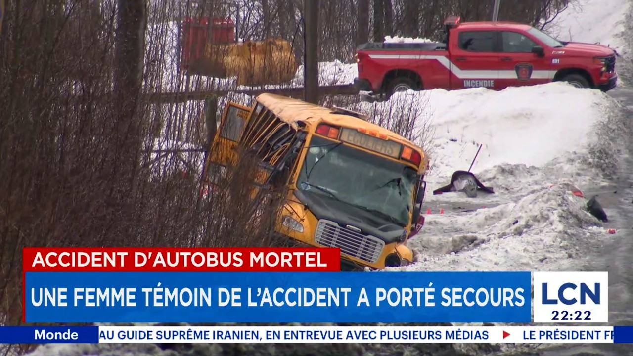 Accident d’autobus mortel: une voisine qui a aidé les jeunes cadets témoigne
