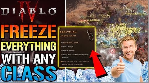FREEZE EVERYTHING! Amazing CROWD CONTROL Effect For All CLASSES! - Diablo 4
