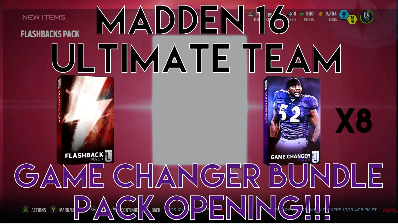 MUT 16: GAME CHANGER PACK OPENING + FLASH BACK!!!!