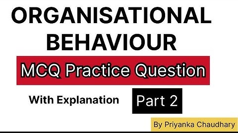 #2||OB(Organisational Behaviour)MCQs|UGC NET Labour welfare(Paper code-55), MBA #ugcnet #management