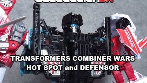 Transformers Generations Combiner Wars Hot Spot and Defensor review  - CollectionDX