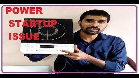 induction cooktop power button problem - Tamil