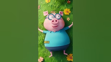 Daddy Pig vs. The Lawn: A Nap Gone Wrong! 🌱😂 #peppapig #peppaandgeorge #funnykids #cartoon