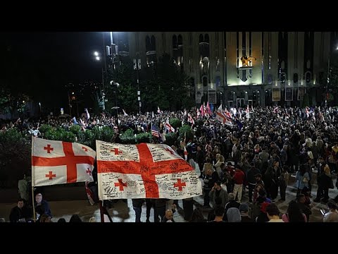 Thousands in Georgia rally for EU membership as country marks 35th independence anniversary