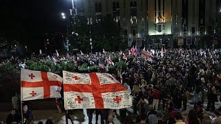 Thousands in Georgia rally for EU membership as country marks 35th independence anniversary