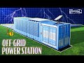 18 million project containerized microgrid  228 kw solar power  488 kwh battery storage