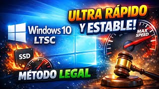 Windows 10 Ltsc Ultra Rápido Y Estable Método Legal Sin Versiones Modificadas