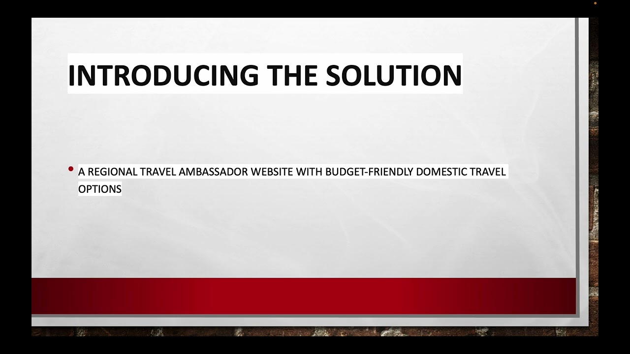 Enhancing Travel Experience for International Students Project