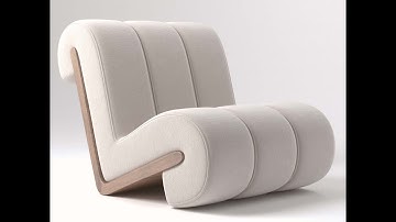 Modern Arm Chair Download (3Ds Max + Vray)