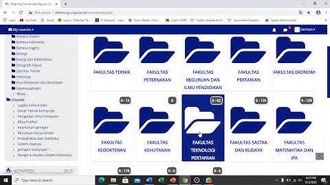 Cara cek dan mendaftar matakuliah di Elearning Unipa