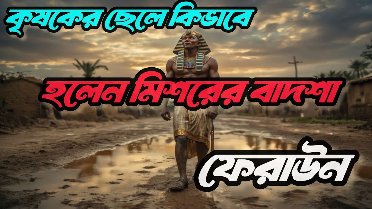 তরমুজ চোর থেকে কিভাবে মিশরের বাদশা হলেন ফেরাউন। অত্যাচারী শাসক ফেরাউন। আমিমুসলিমঅহিদ। amimuslimohid