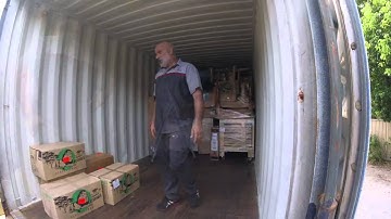 UPakWeShip 20ft Container Loading Time Lapse