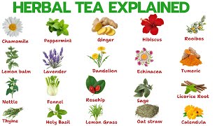 Every HERBAL TEA explained in 11 minutes Every Herbal Tea Explained In 9 Minutes