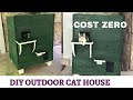 DIY CAT HOUSE OUTDOOR | PALLET CAT HOUSE