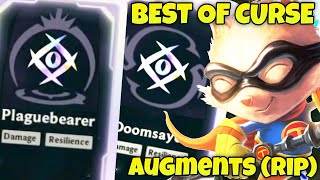 The BEST CURSE AUGMENT GAMES (Doomsayer, Plaguebearer) in 2v2v2v2 Arena - League of Legends LoL