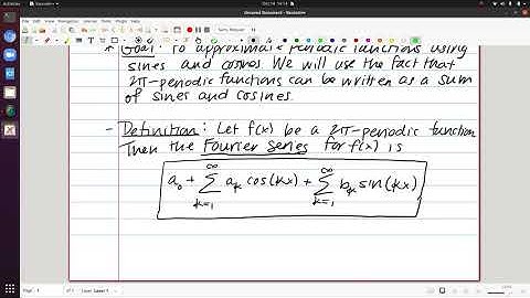 Fourier Series Video 1 - Introduction