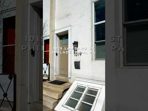 1019 Lombard St, Philadelphia, PA home video tour