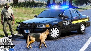 GTA 5 LSPDFR #504 | Blaine County Sheriff K9 | South Carolina Style | Dont Run Or The Dog Will Bite