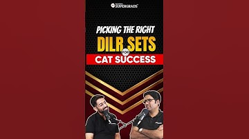 How to select a Perfect DILR Set 🤔| Tips to Score 99%ile in DILR 🚀| CAT Preparation Strategy #shorts