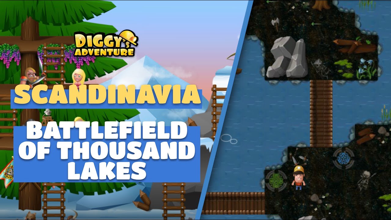 BATTLEFIELD OF THOUSAND LAKES | Diggy's Adventure # 000 462