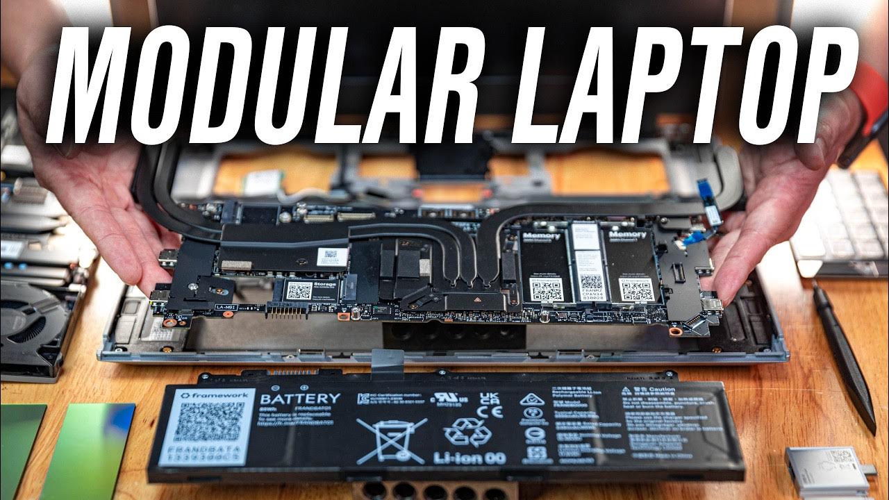 Framework 16 Teardown Fully Modular Laptop With Upgradeable GPU! YouTube