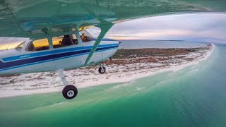 FLYING LOW over BLUE water! - Pensacola Beach @ 500ft