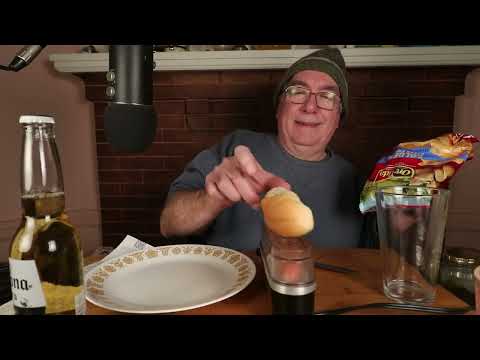 ASMR Grocery Haul Steamed Hot Dog Whispering