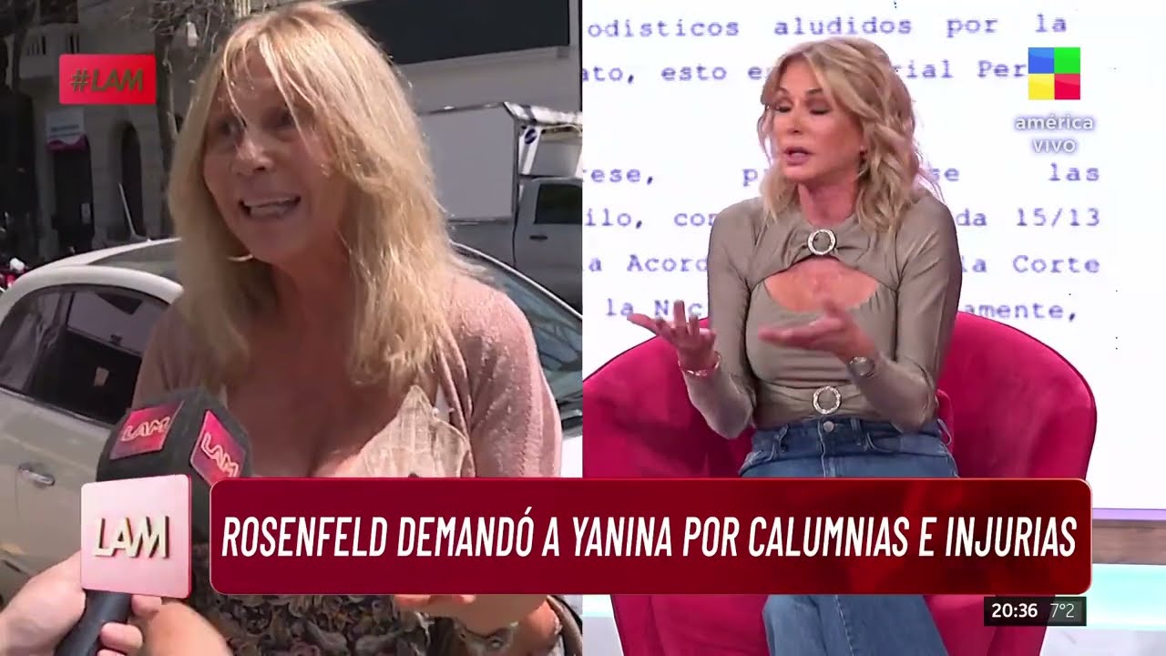 💥 ANA ROSENFELD demandó a YANINA LATORRE por calumnias e injurias