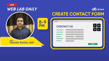 Create Contact Form in Weblab On Code.org