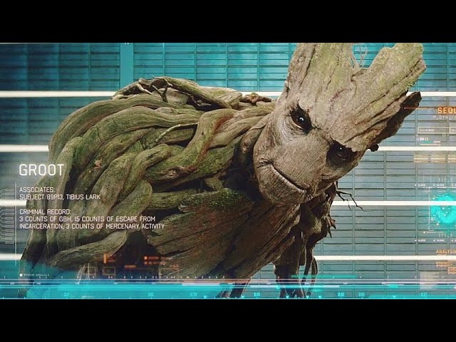 ガーディアンズオブギャラクシー　グルートトレーラー ガーディアンズ・オブ・ギャラクシー」のグルートが主人公
