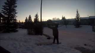 Start of December Snowskating