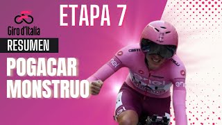 Daniel Martínez extraordinaria contrarreloj 🚴‍♂️🔥⏰ / Resumen etapa 7