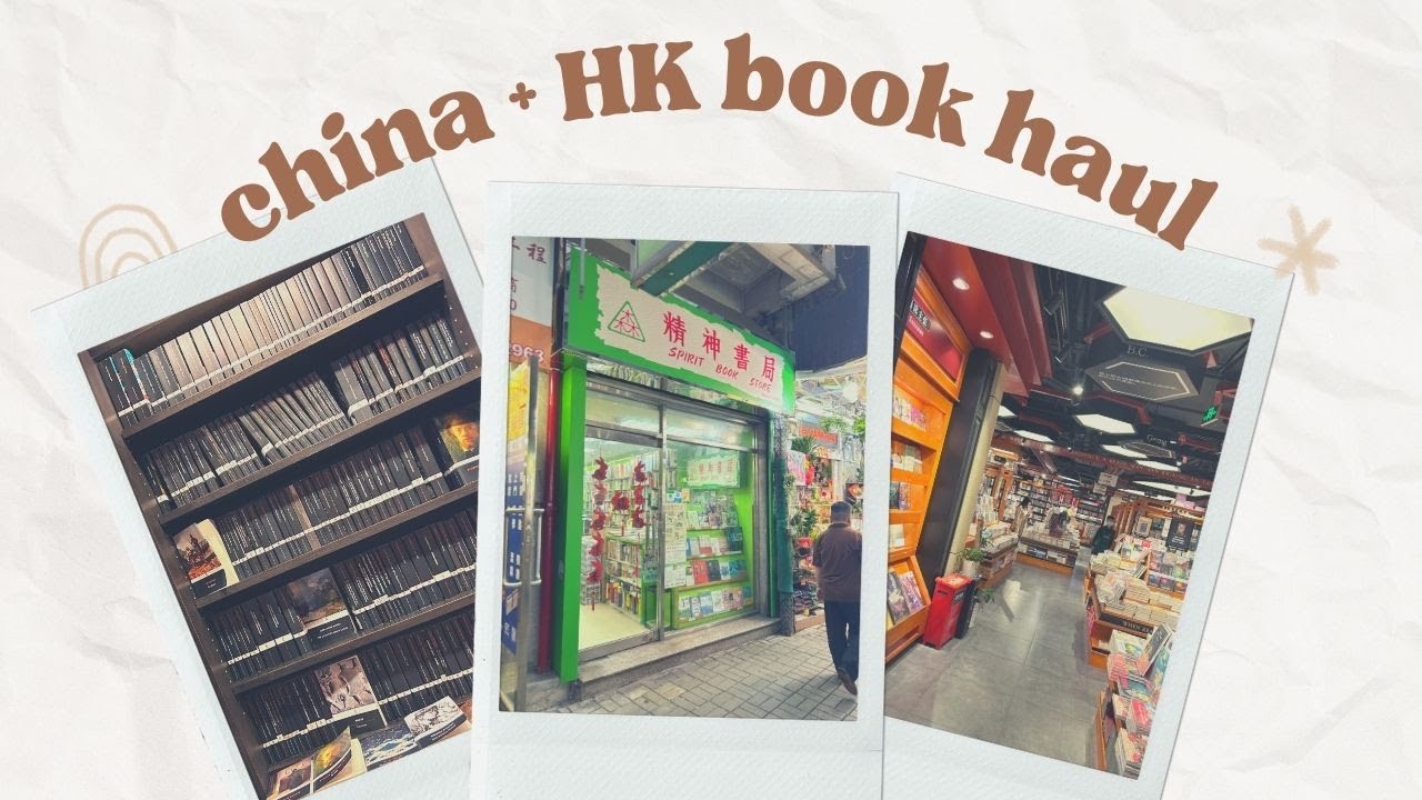 A book haul from China & Hong Kong and why don't we read Chinese