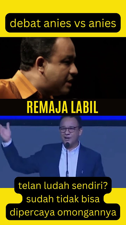 Ternyata Anies Jilat Ludah sendiri
