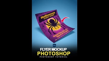 Flyer Mockup in Adobe Photoshop