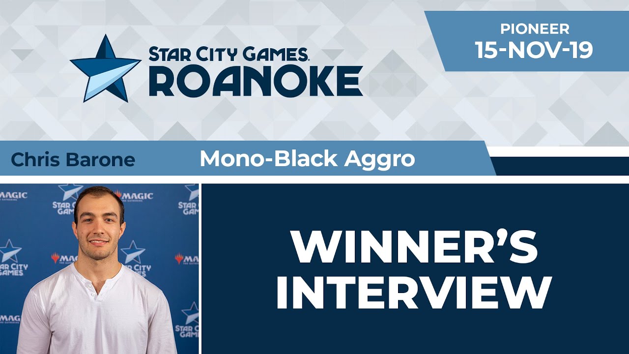 SCGINVI: Winner's Interview - Chris Barone | Pioneer - YouTube