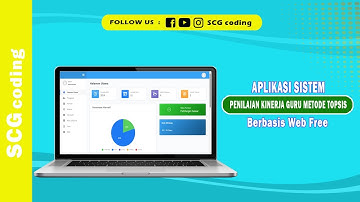 Aplikasi penilaian kinerja guru berbasis web free menggunakan metode topsis