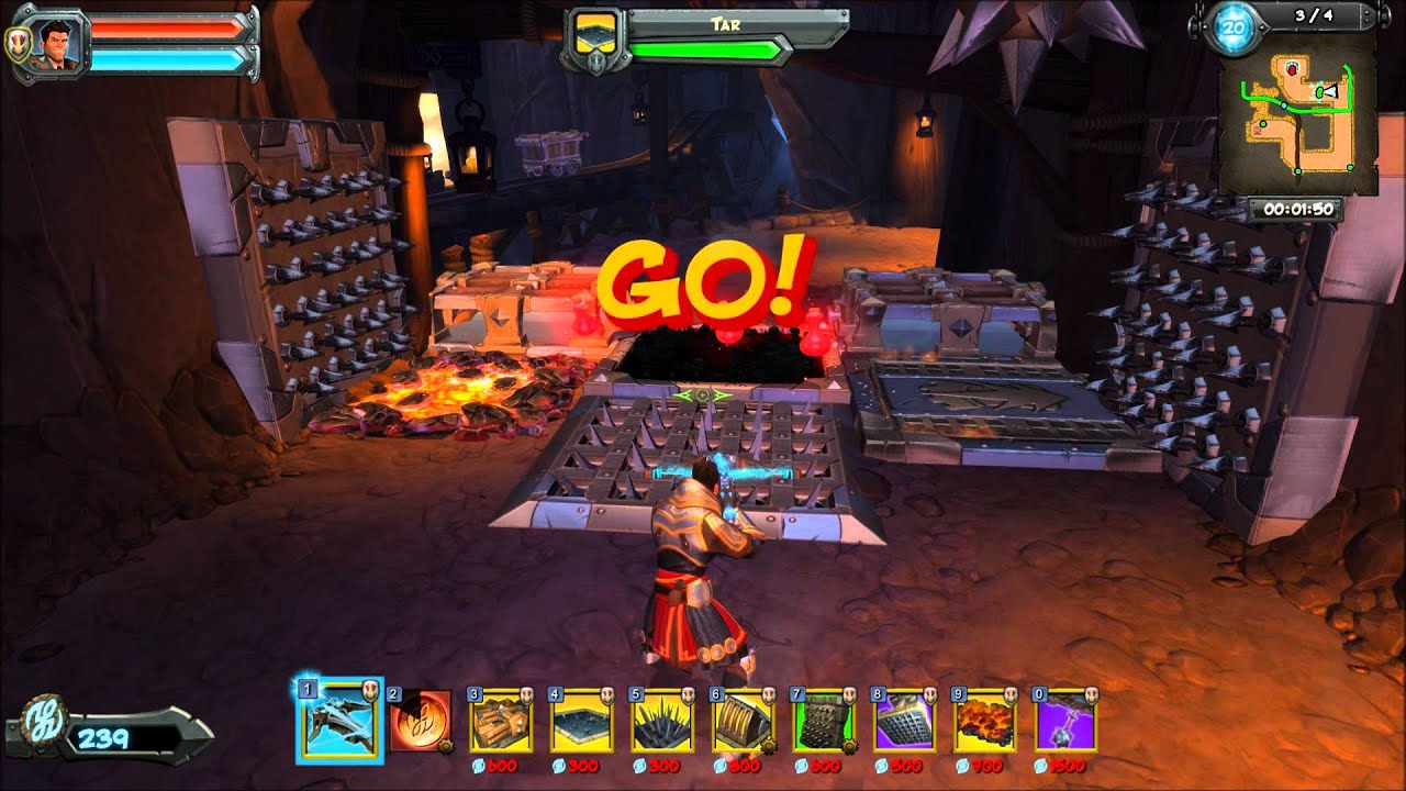 ORCS MUST DiE! 2 Level 1 (The Edge) 5 Skulls Highscore Guide - YouTube