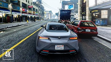 GTA V: Insane Photorealism Graphics MOD - Maximum Settings Gameplay - Ray-Tracing Graphics MOD [4K]