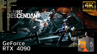 The First Descendants Open Beta | 4k PC Game Play Benchmark | Max OC Nvidia RTX 4090 FE