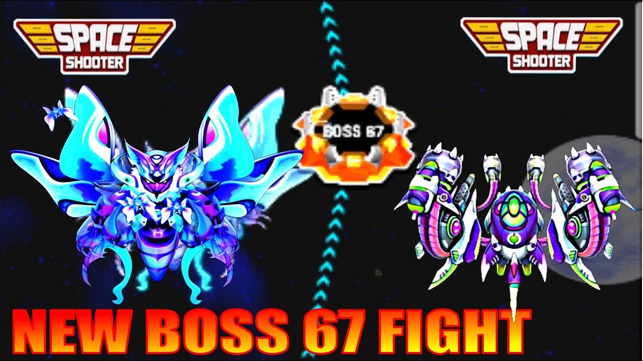 How Space Shooter New Boss 67 Fight l  Boss 67 By World Bosses Changed The Game This Year