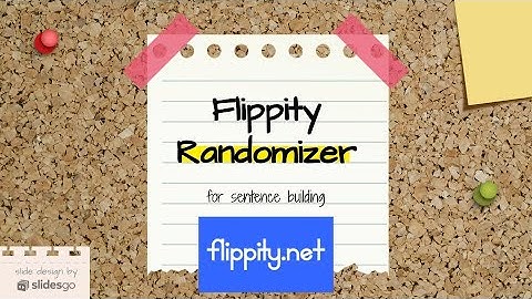 Flippity Randomizer