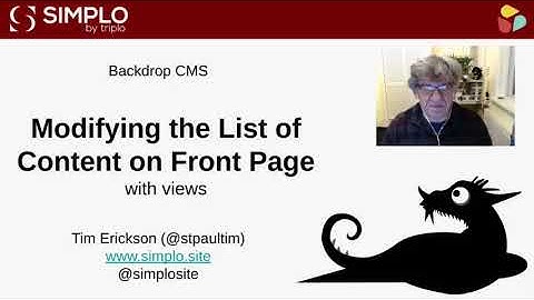Using Views to Modify the Front Page Content - Backdrop CMS