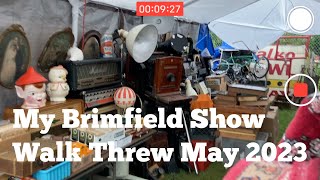 Pre Brimfield Walk Threw of My Trade Show May 2023