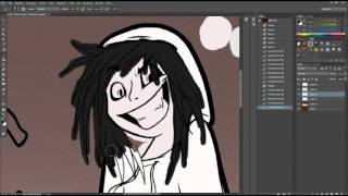 [speedpaint] Jeff The Killer (creepypasta)